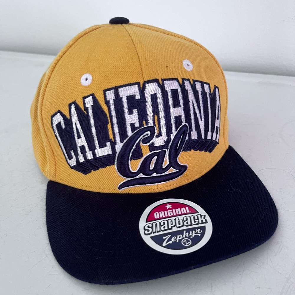 Zephyr Brand Baseball Hat University of California Berkeley Golden Bears